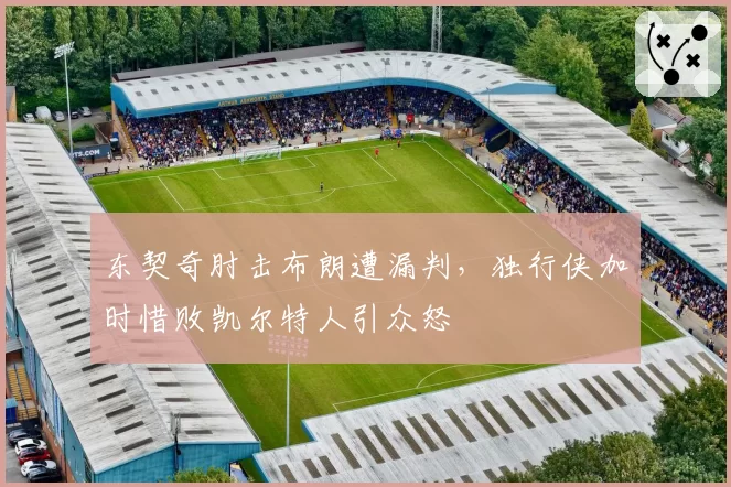 东契奇肘击布朗遭漏判,独行侠加时惜败凯尔特人引众怒