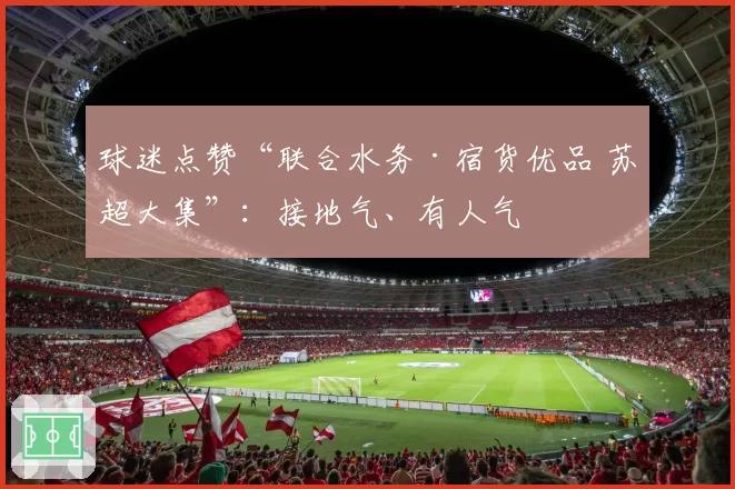 球迷点赞“联合水务·宿货优品 苏超大集”：接地气、有人气